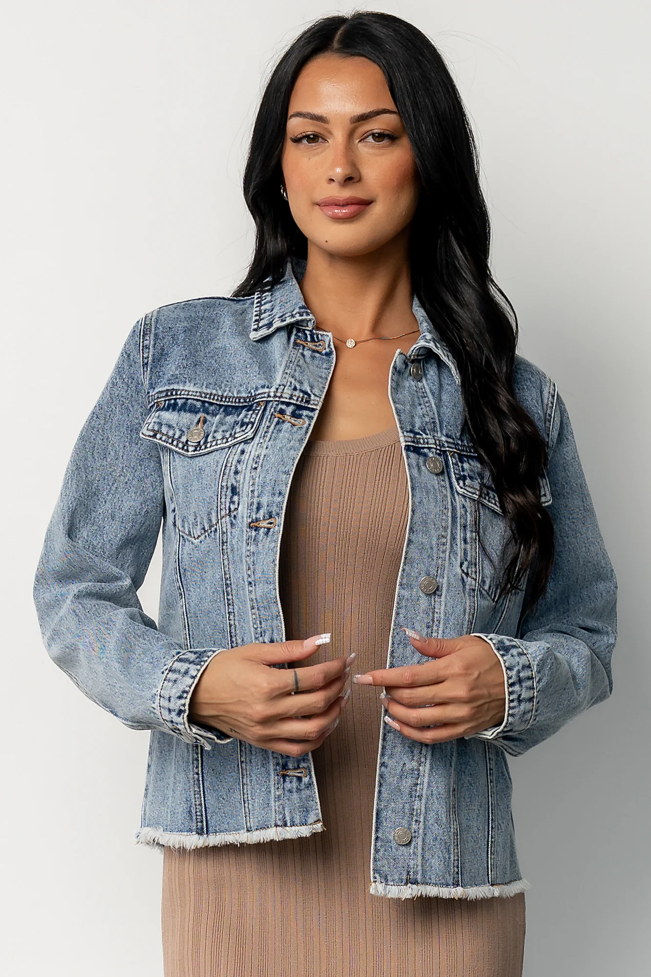 Devon Denim Jacket — Light Wash, Relaxed Fit