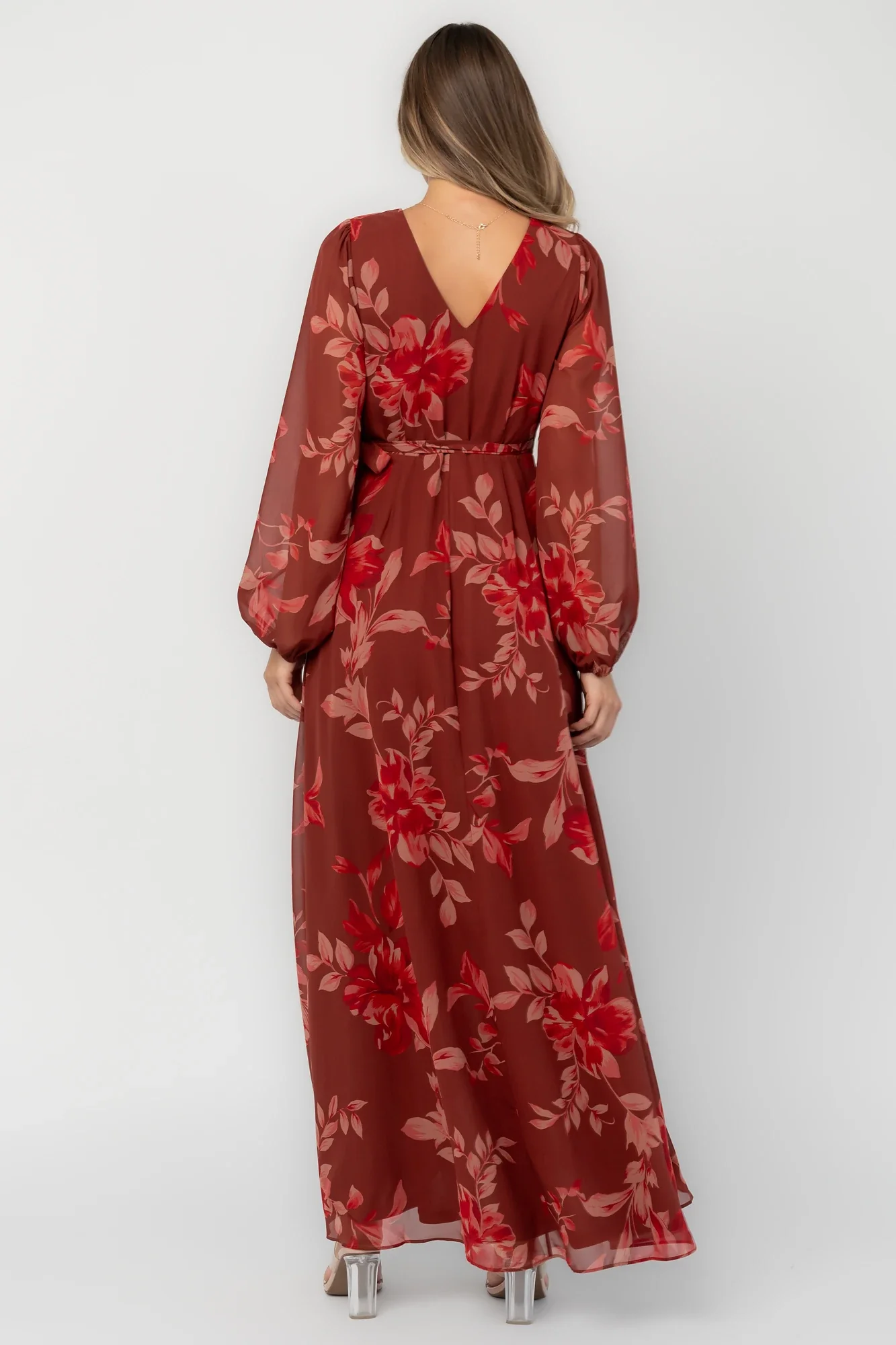Felicity Wrap Maxi Dress | Rust Multi 5 Felicity Wrap Maxi Dress | Rust Multi