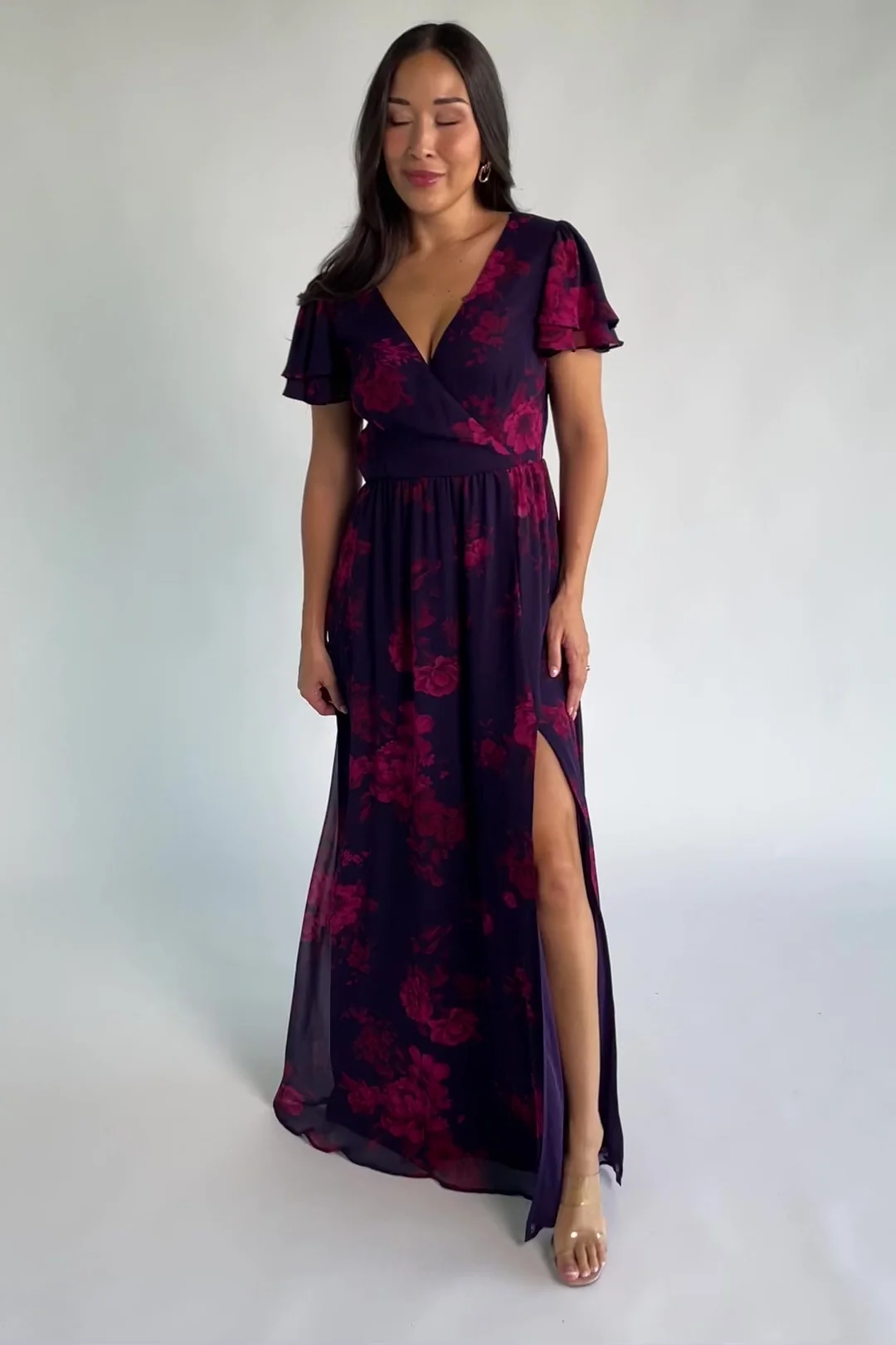 Theodora Maxi Dress | Indigo + Berry