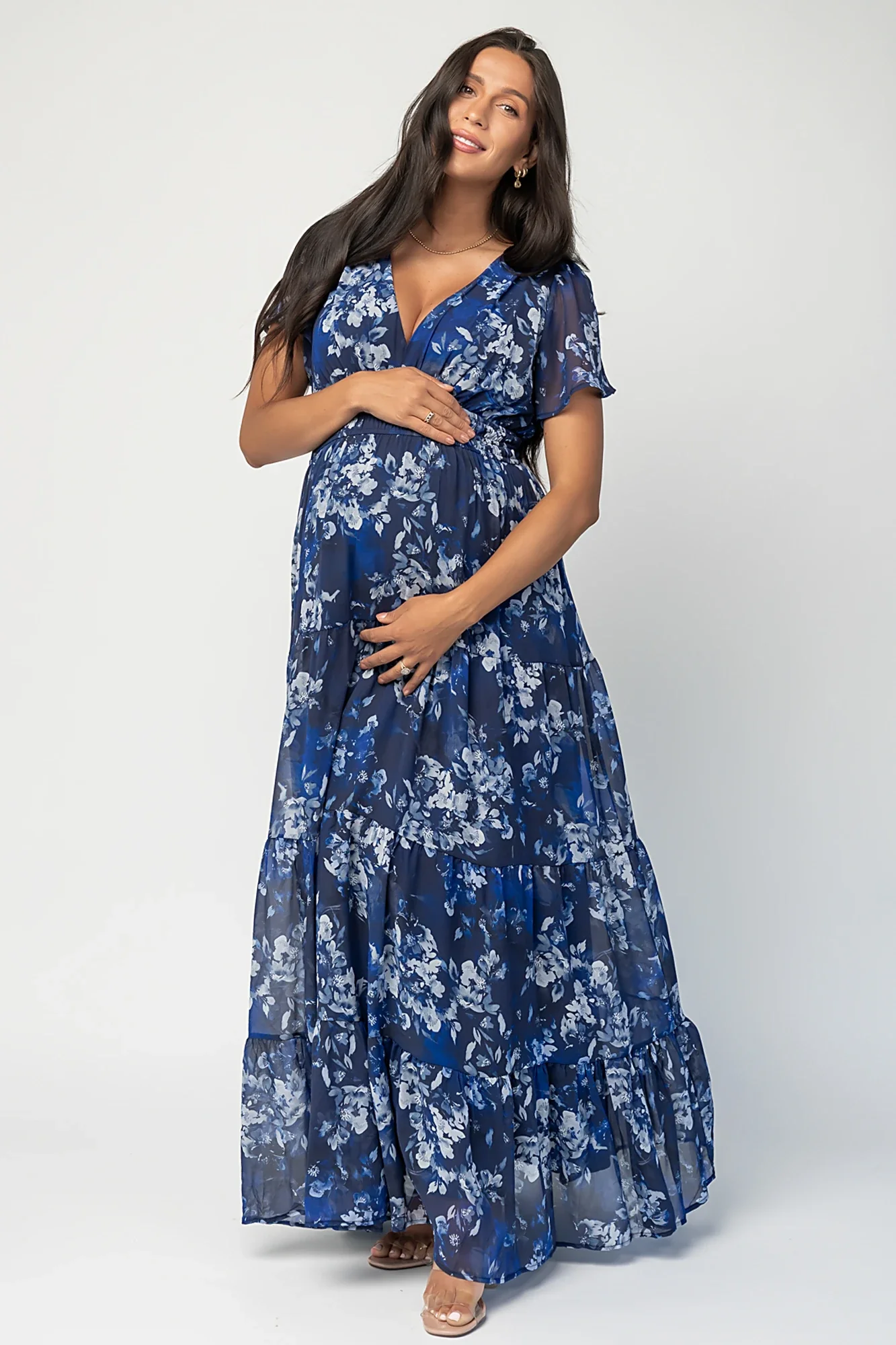 Anthea Maxi Dress | Blue Floral 3 Anthea Maxi Dress | Blue Floral