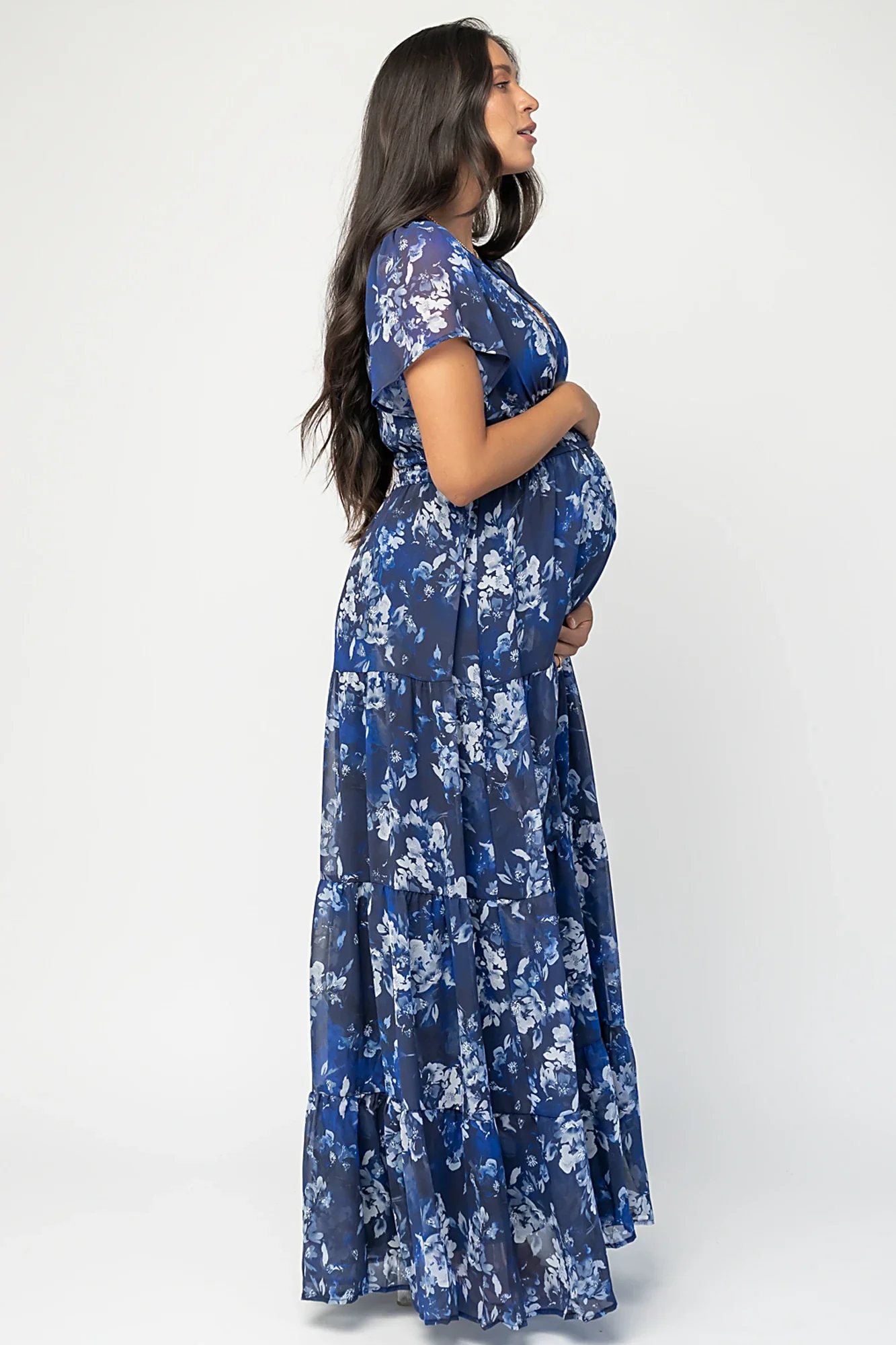 Anthea Maxi Dress | Blue Floral 7 Anthea Maxi Dress | Blue Floral