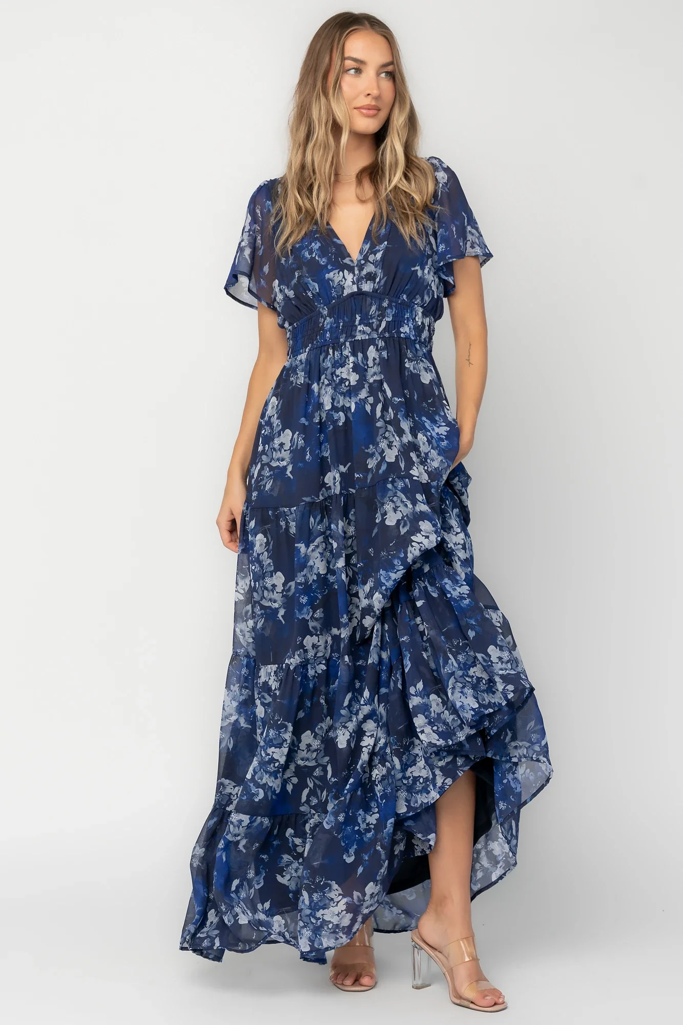 Anthea Maxi Dress | Blue Floral 8 Anthea Maxi Dress | Blue Floral
