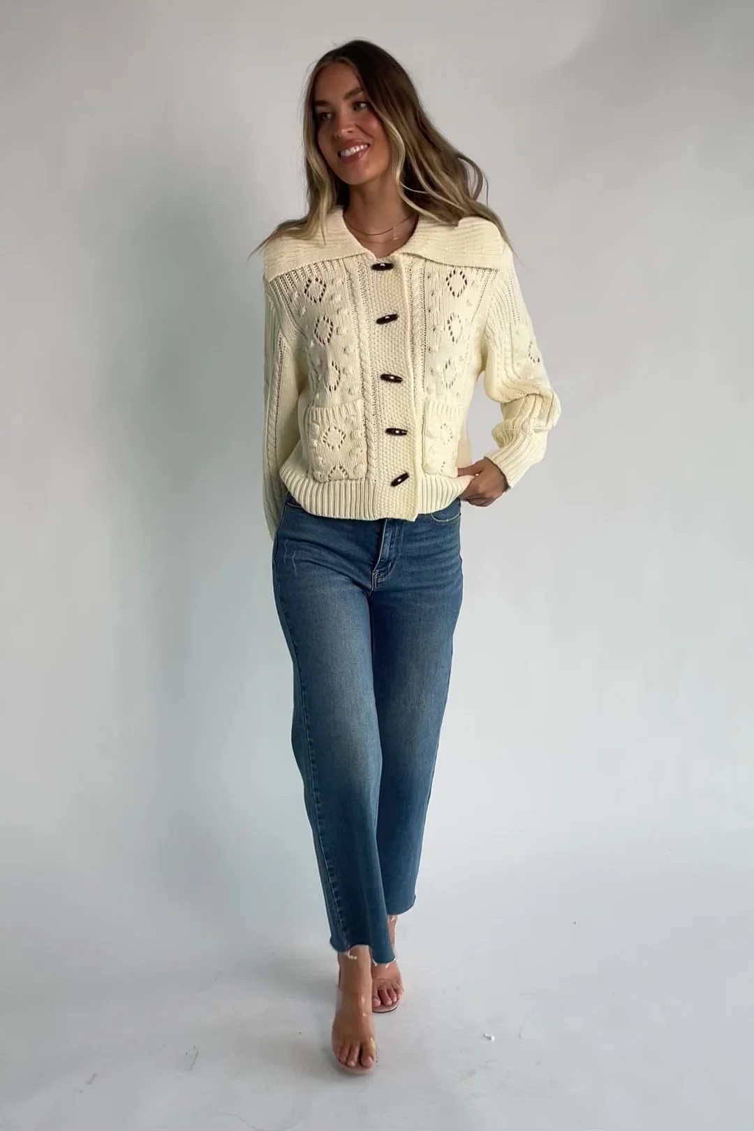 Marion Knit Sweater | Cream 2 Marion Knit Sweater | Cream
