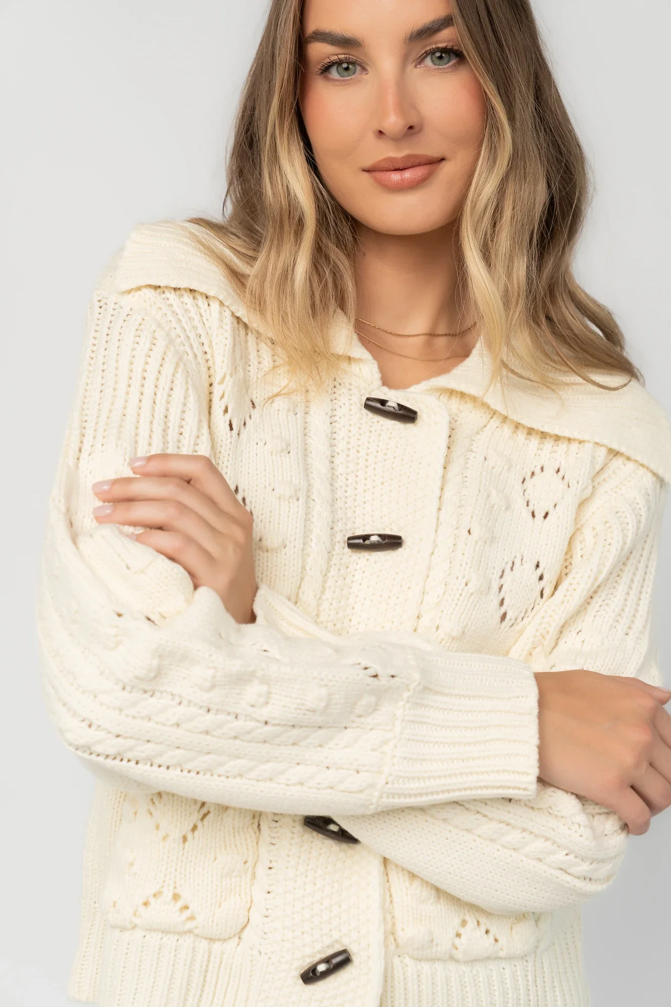 Marion Knit Sweater | Cream 3 Marion Knit Sweater | Cream