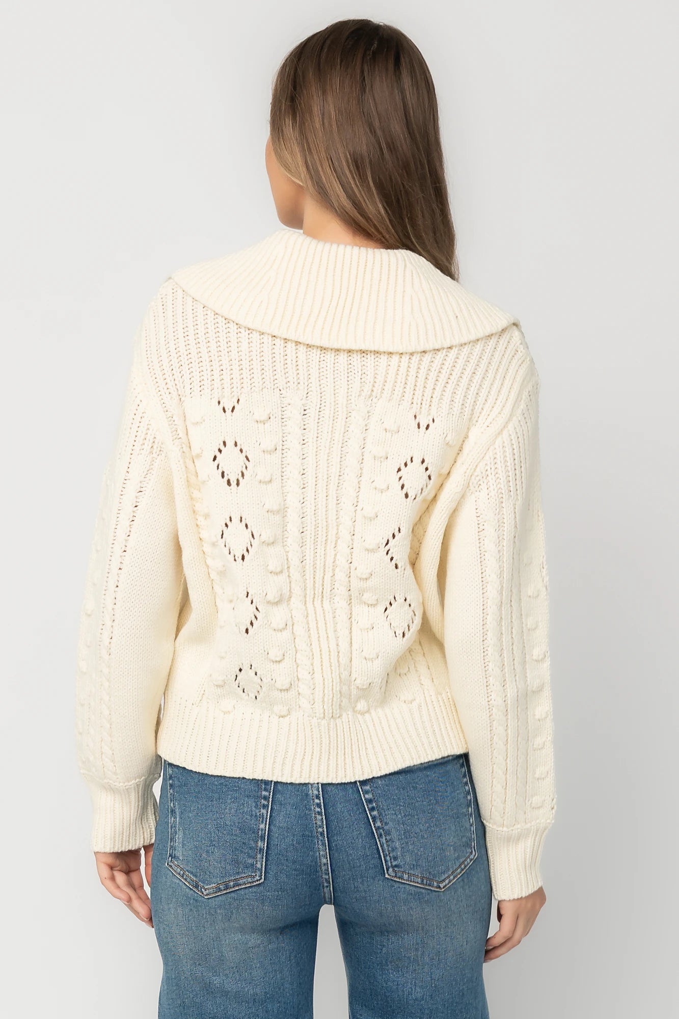 Marion Knit Sweater | Cream 5 Marion Knit Sweater | Cream