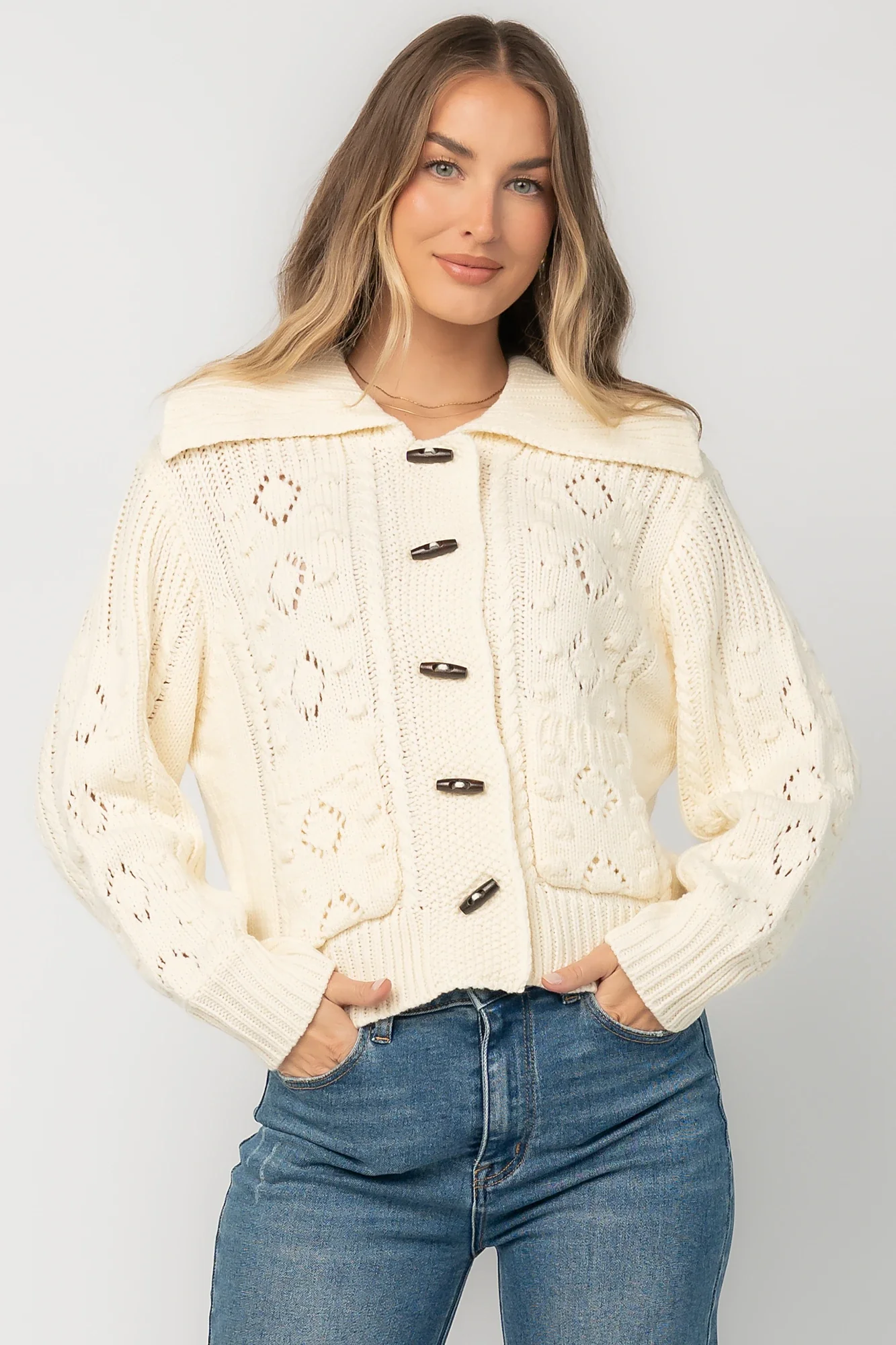 Marion Knit Sweater | Cream 6 Marion Knit Sweater | Cream