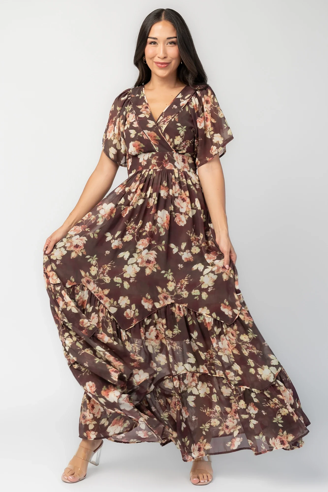 Katherine Maxi Dress | Vintage Clove Floral