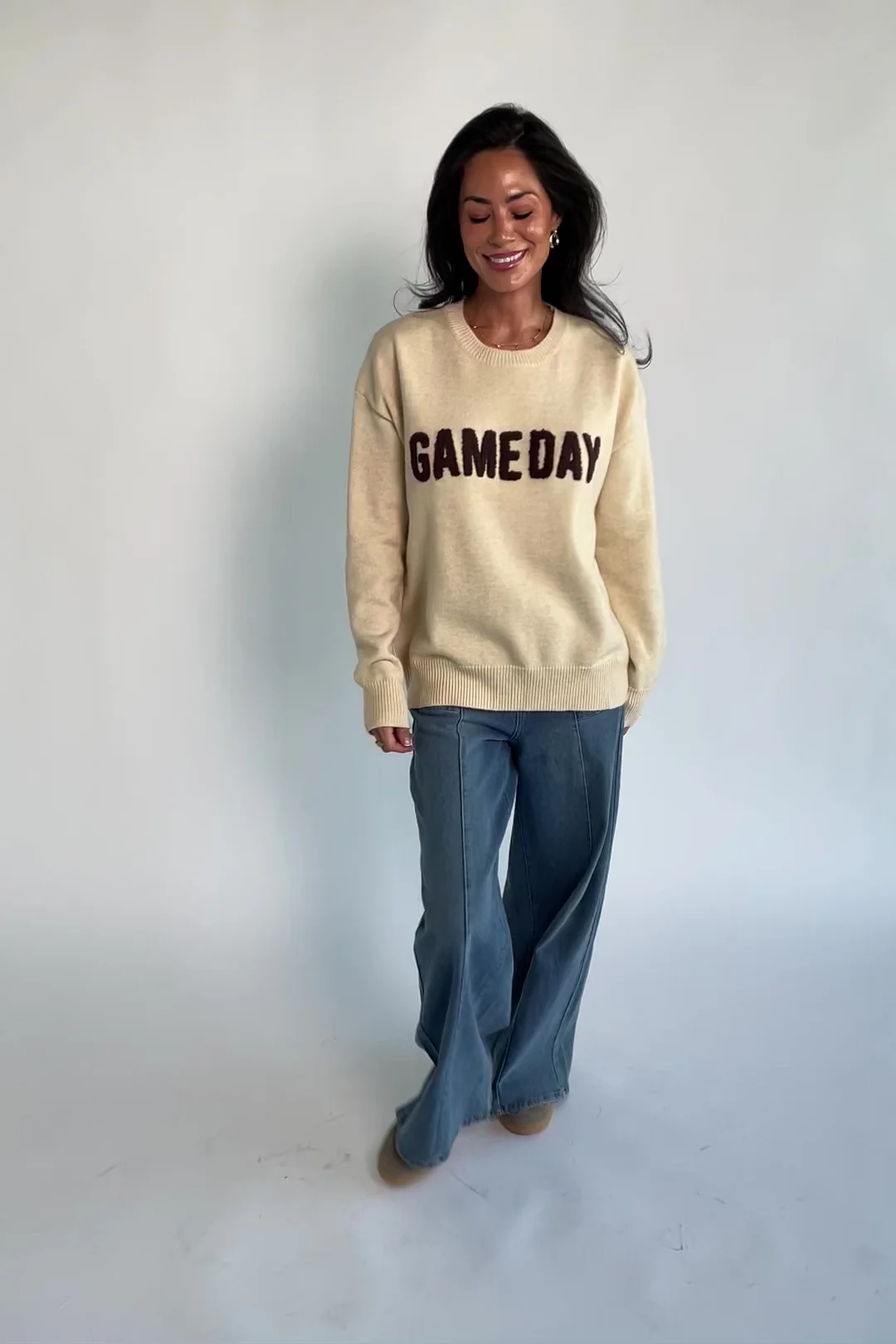 Varsity Sweater | Natural