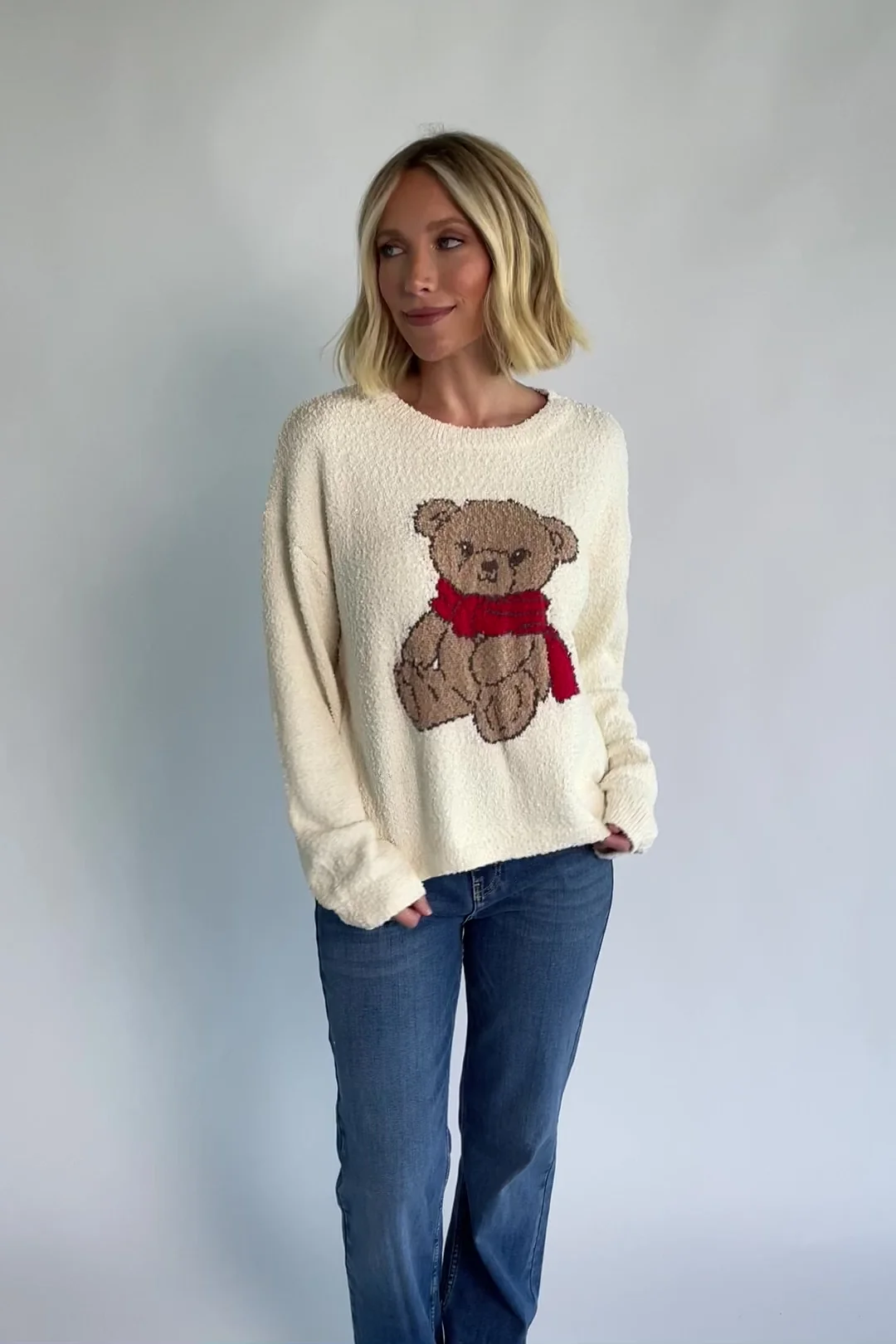 Junie Cozy Bear Sweater | Ivory 14 Junie Cozy Bear Sweater | Ivory