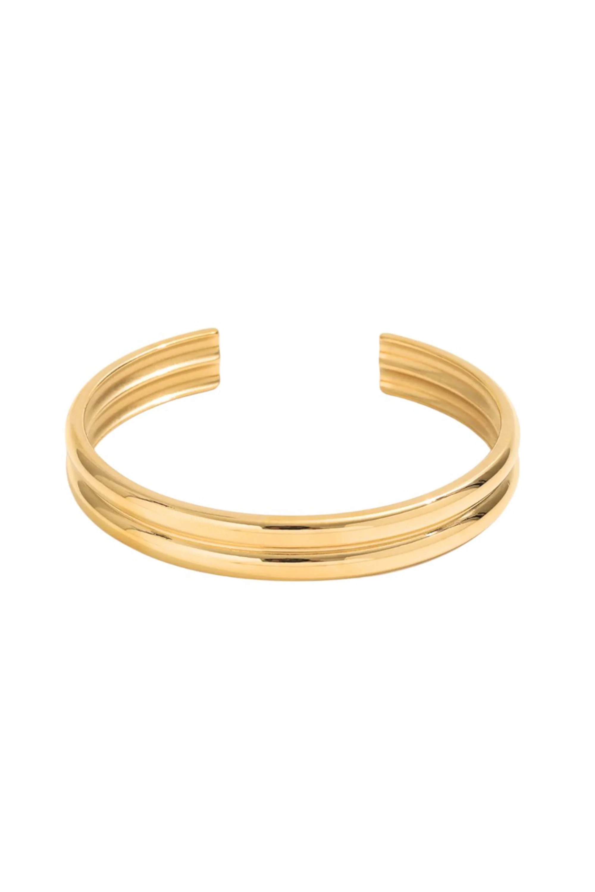 Bailey Band 18K Gold Over Titanium Cuff