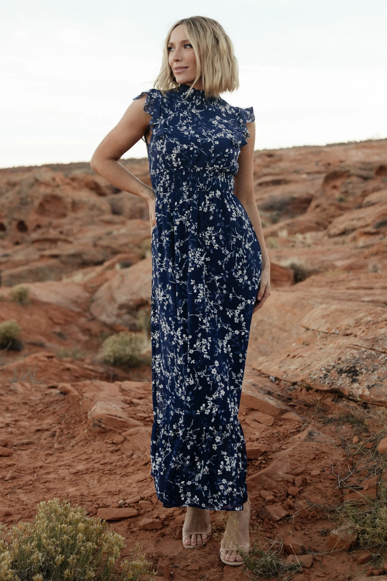 Kearny Ruffle Maxi Dress — Blue Floral Maxi 15 Kearny Ruffle Maxi Dress — Blue Floral Maxi