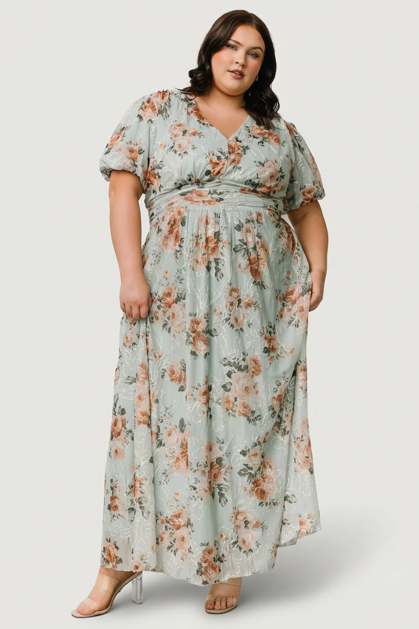 Ardley Maxi Dress — Sage Floral Embroidered 3 Ardley Maxi Dress — Sage Floral Embroidered