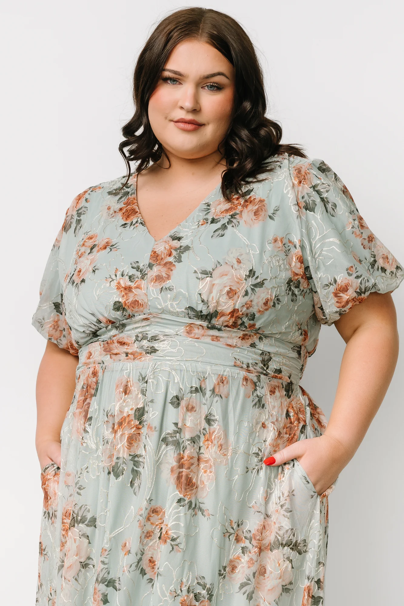Ardley Maxi Dress — Sage Floral Embroidered 8 Ardley Maxi Dress — Sage Floral Embroidered
