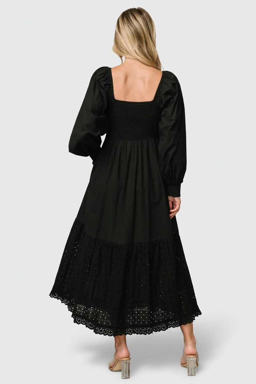 Chandler Eyelet Maxi Dress — Smocked Bodice 7 Chandler Eyelet Maxi Dress — Smocked Bodice