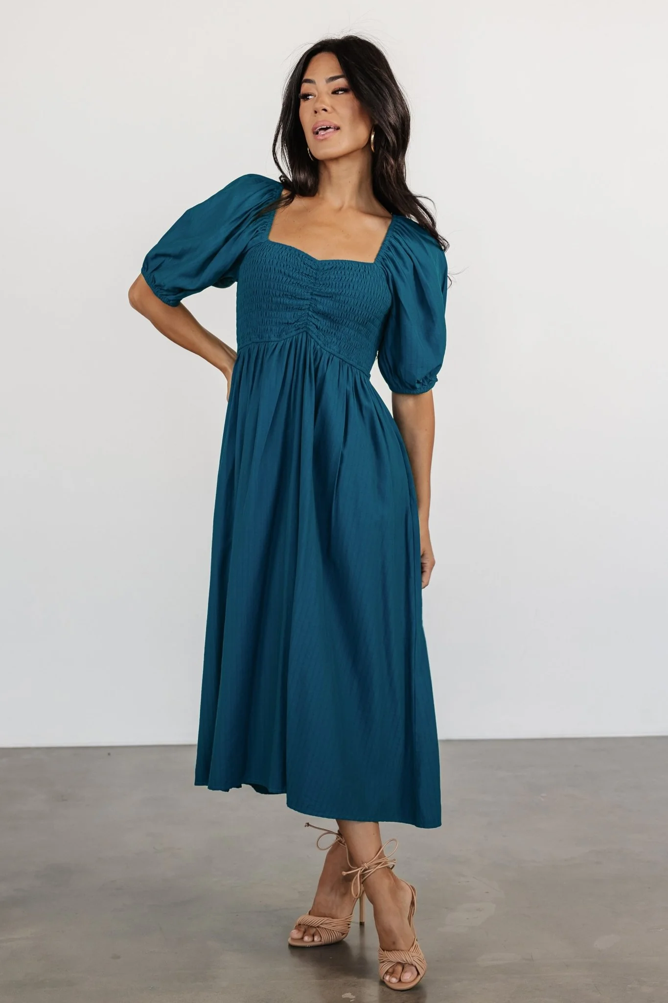 Stefania Midi Dress — Mediterranean Blue 18 Stefania Midi Dress — Mediterranean Blue