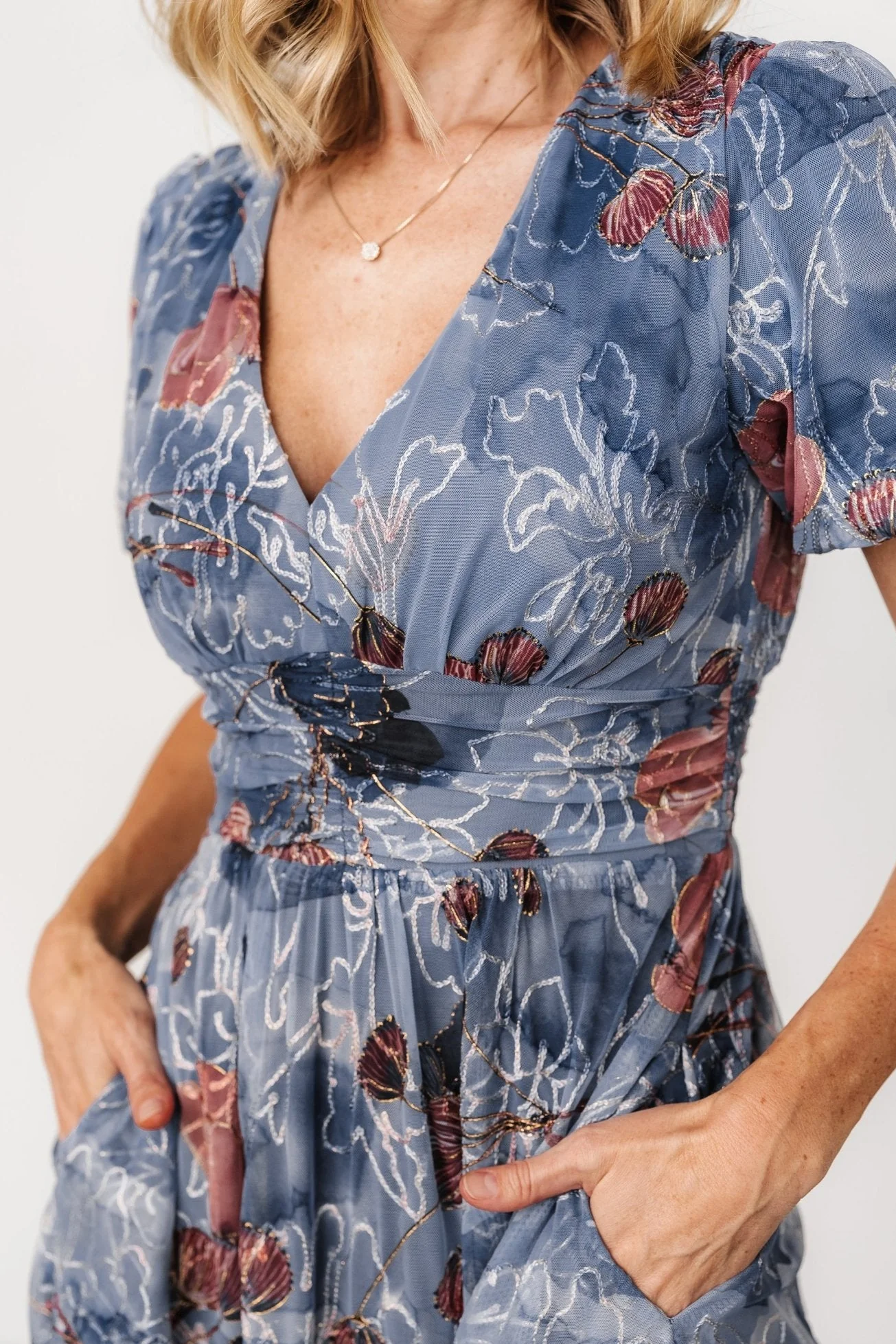 Ardley Maxi Dress Slate Print Embroidered Tulle 3 Ardley Maxi Dress Slate Print Embroidered Tulle