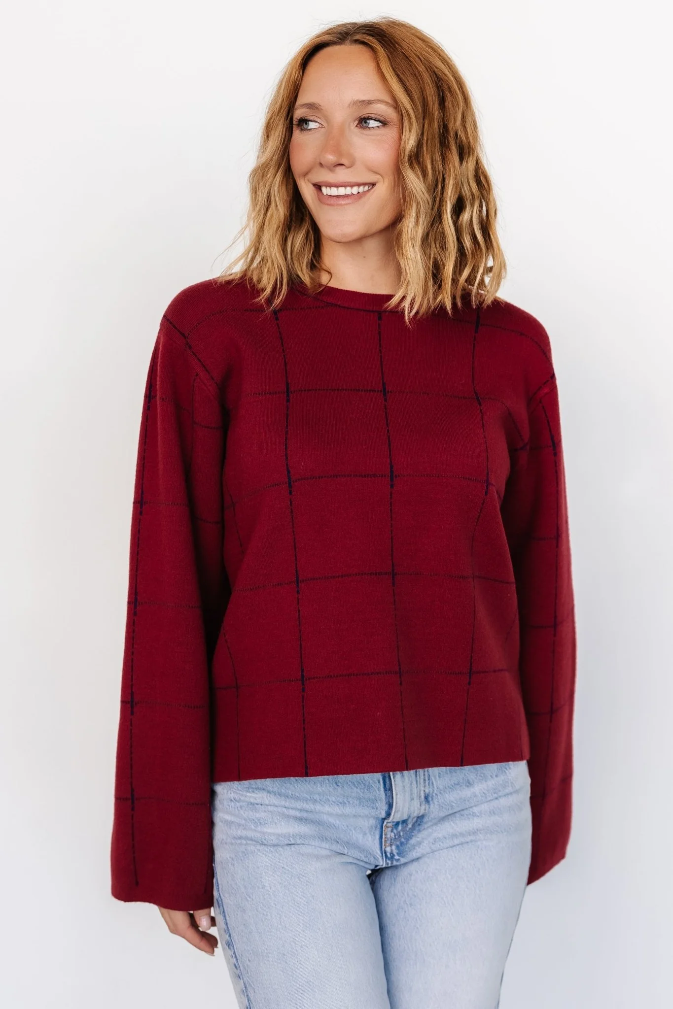 Remington Sweater - Red & Navy Boxy 14 Remington Sweater - Red & Navy Boxy