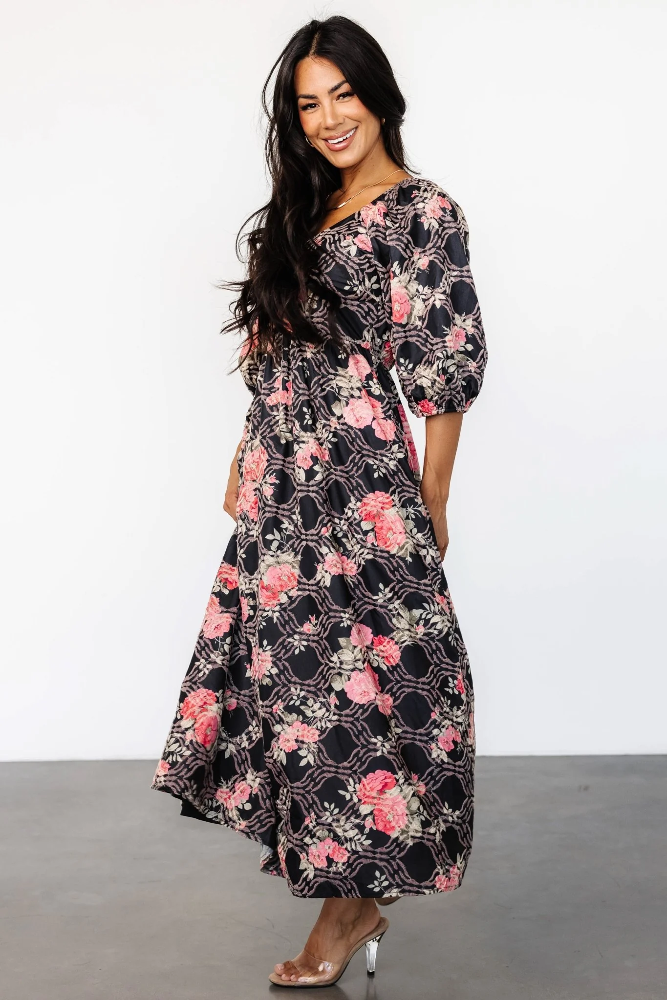 Ivanna Embroidered Satin Midi Dress 6 Ivanna Embroidered Satin Midi Dress