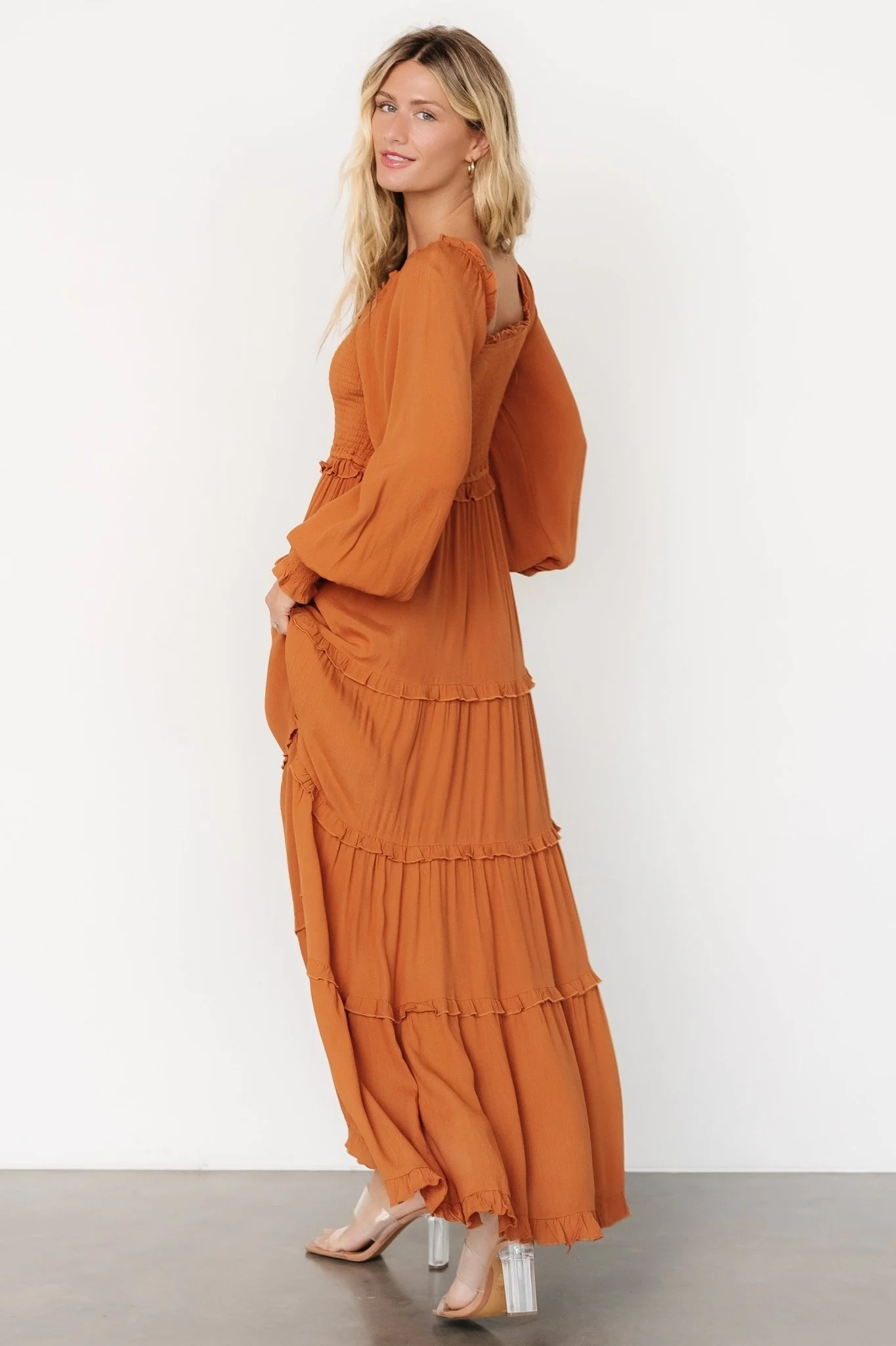 Lana Smocked Maxi Dress with Ruffle Tiers 7 Lana Smocked Maxi Dress with Ruffle Tiers